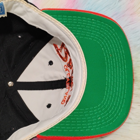 Vintage 90's Cleveland Browns Snap Back NFL Hat Great Condition For Age - Picture 9 of 11